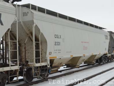Car/wagon CGLX2331 left side / coté gauche